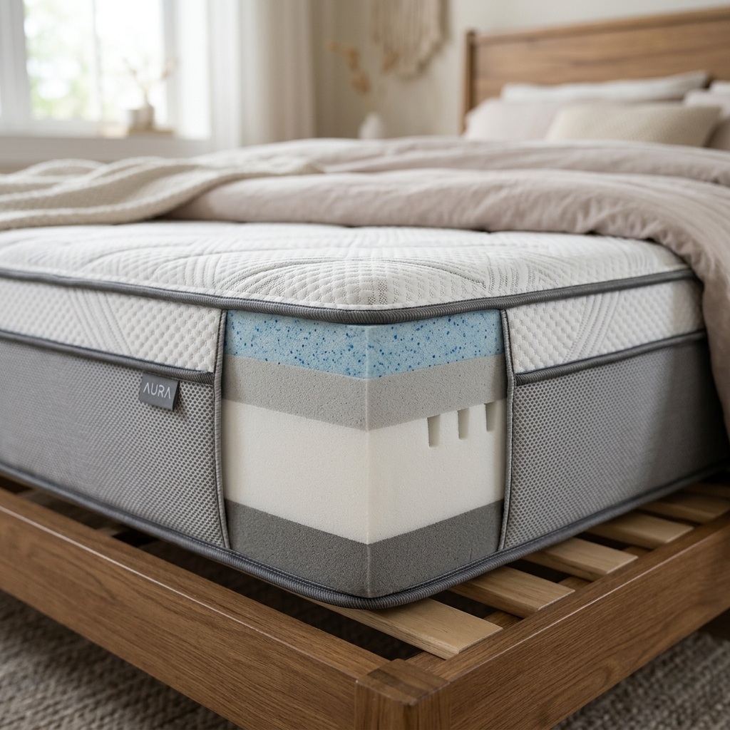 Spring Mattress Layers exploded